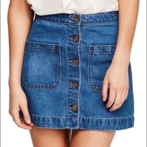 We the Free Jean skirt